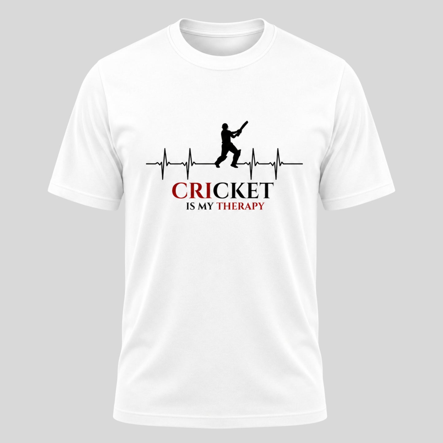 Cricket is My Therapy T-Shirt