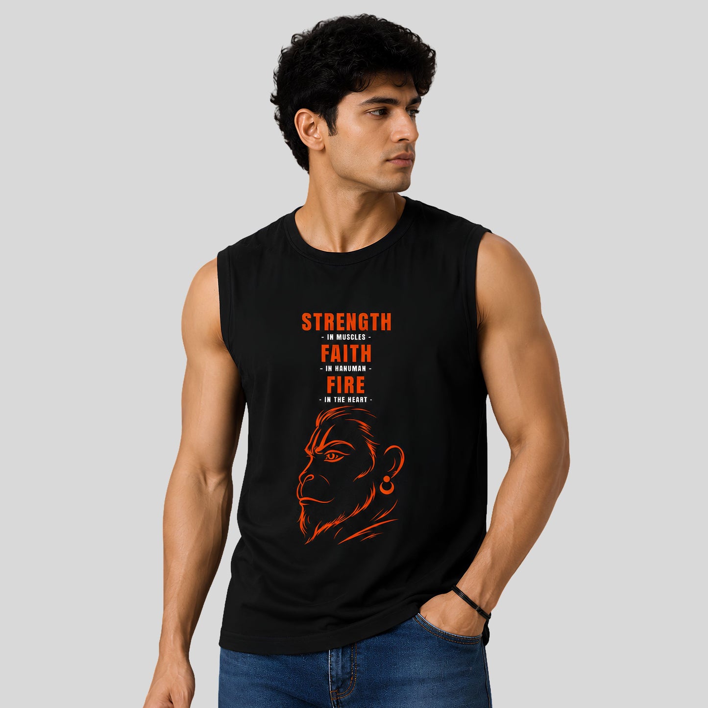 Hanuman Sleeveless T-Shirt