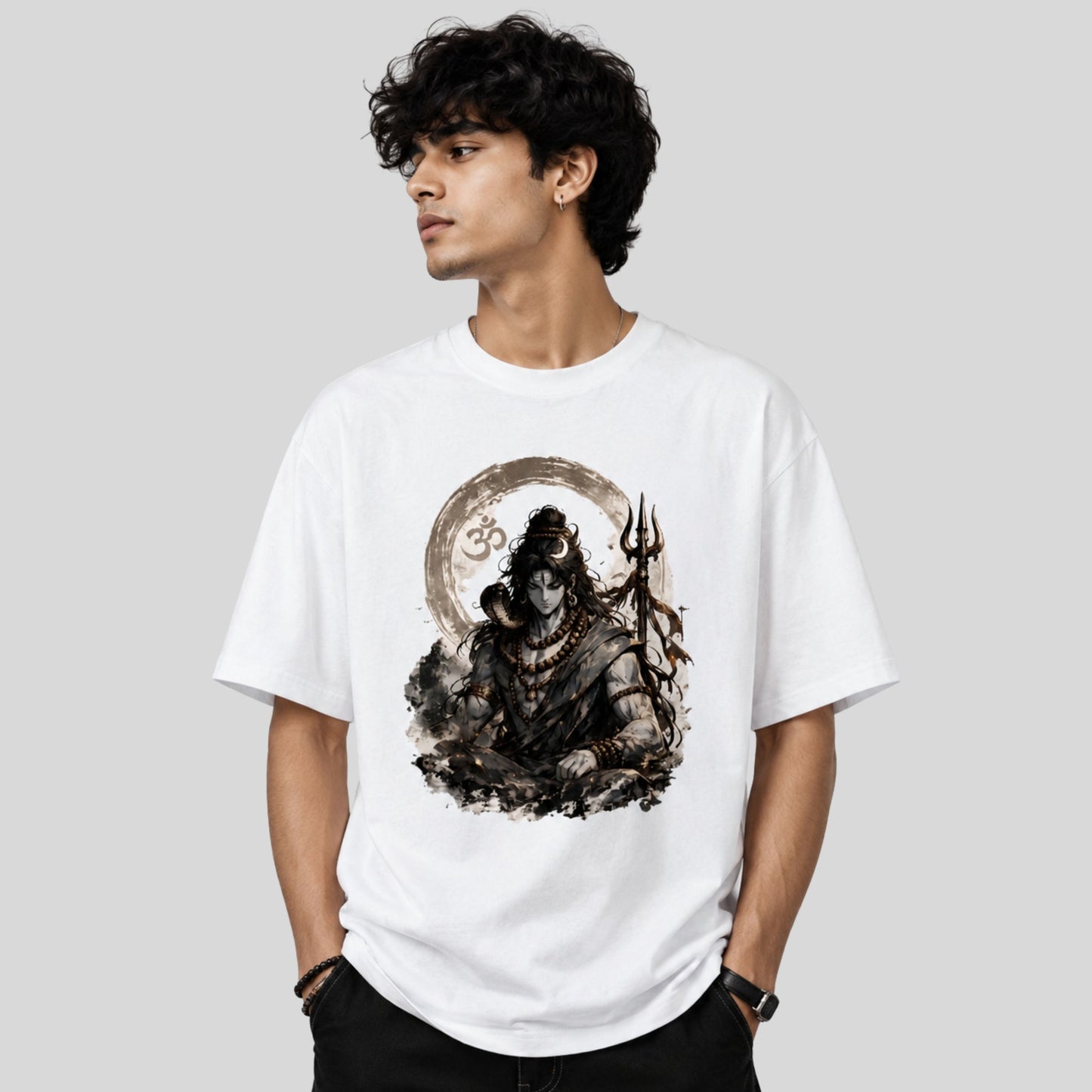 Shiva Anime Oversized T-Shirt