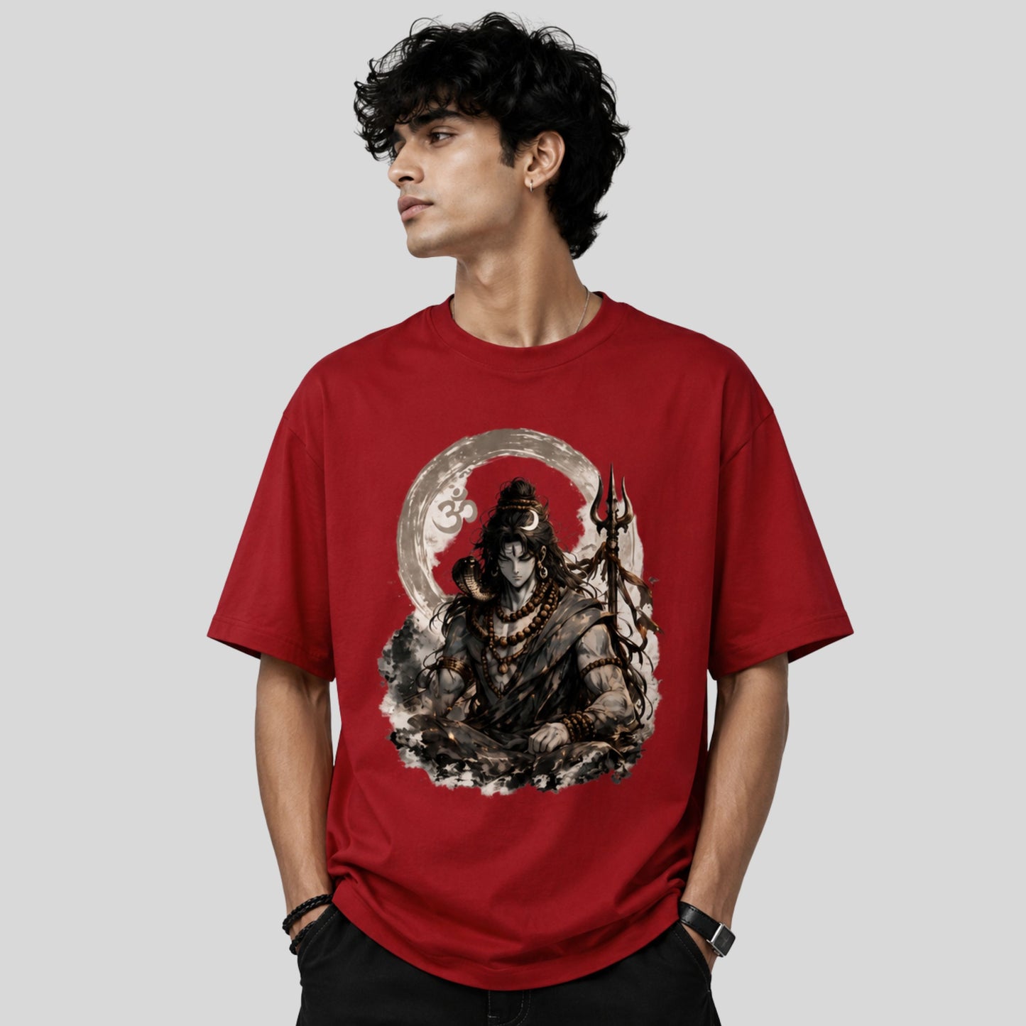 Shiva Anime Oversized T-Shirt