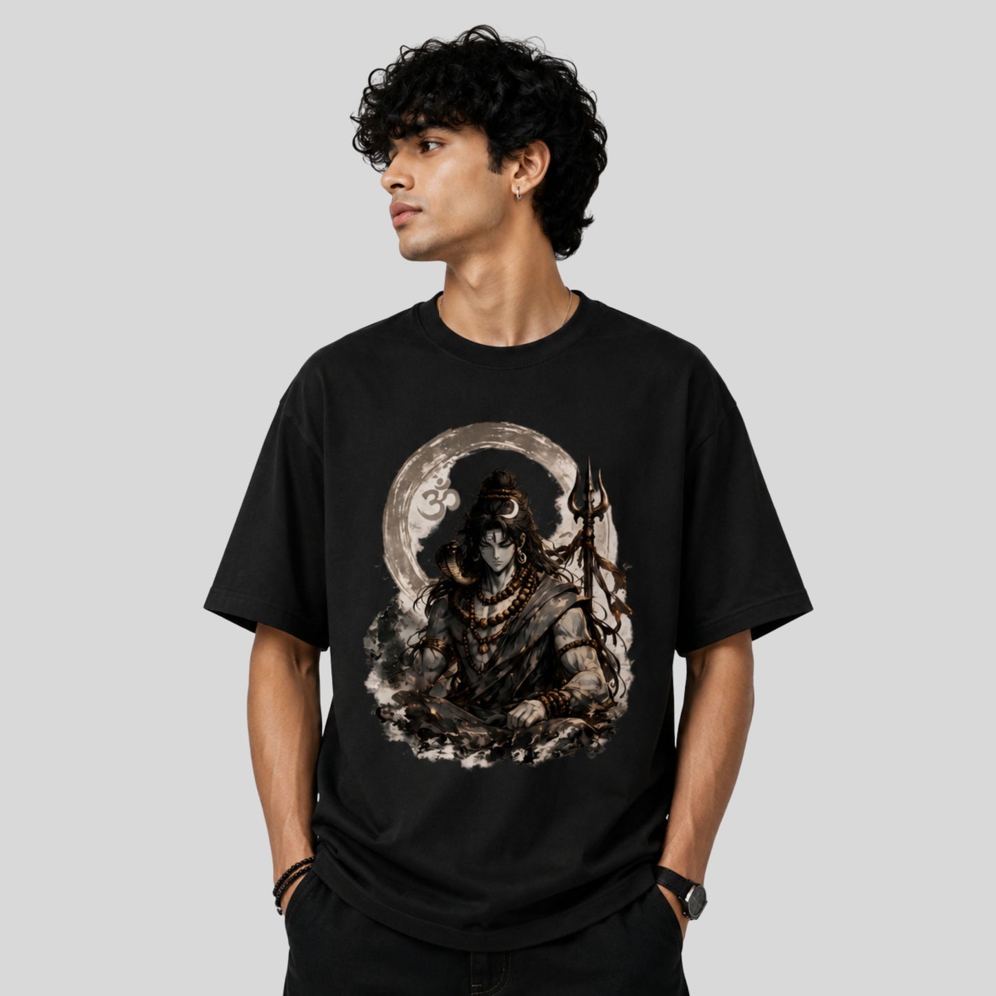 Shiva Anime Oversized T-Shirt