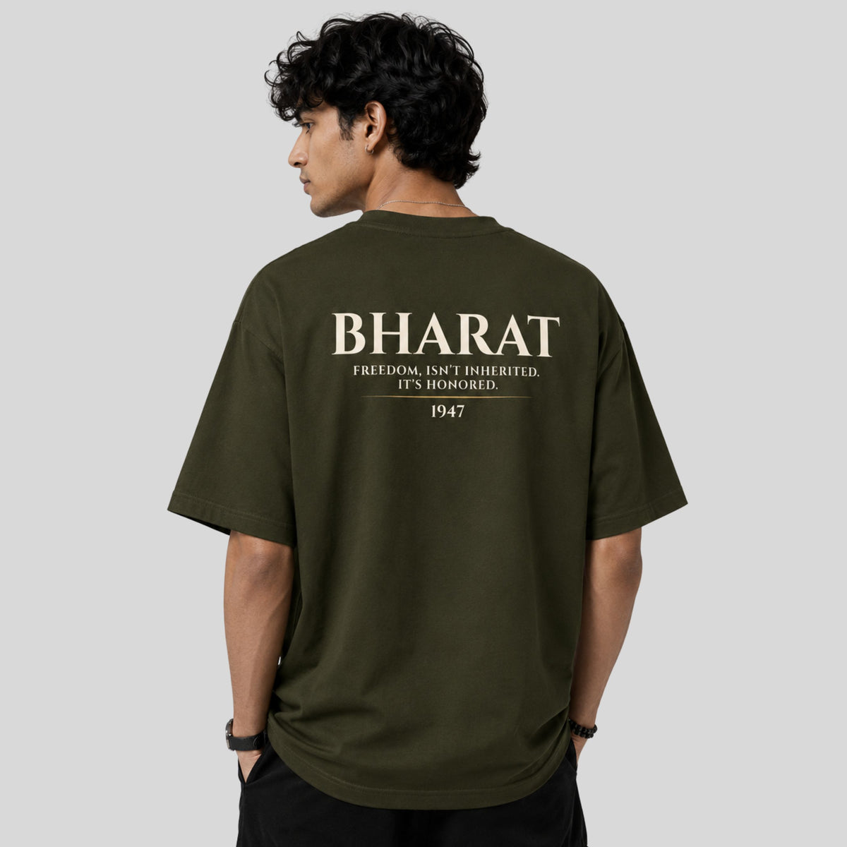 Bharat 1947 Oversized T-Shirt